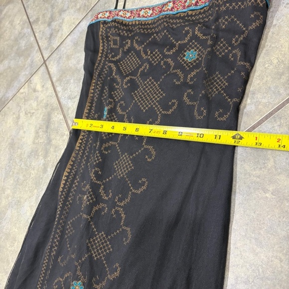 Y2K Bonkers Clothing Co Womens Black Lace Dress Sz S Goth Grunge Dark Romantic - Picture 10 of 11